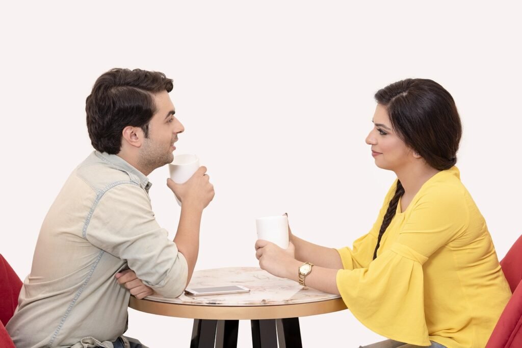 girl, boy, dating, cafe, couple, cute, young, together, friends, love, happiness, coffee, table, sitting, chatting, fun, love