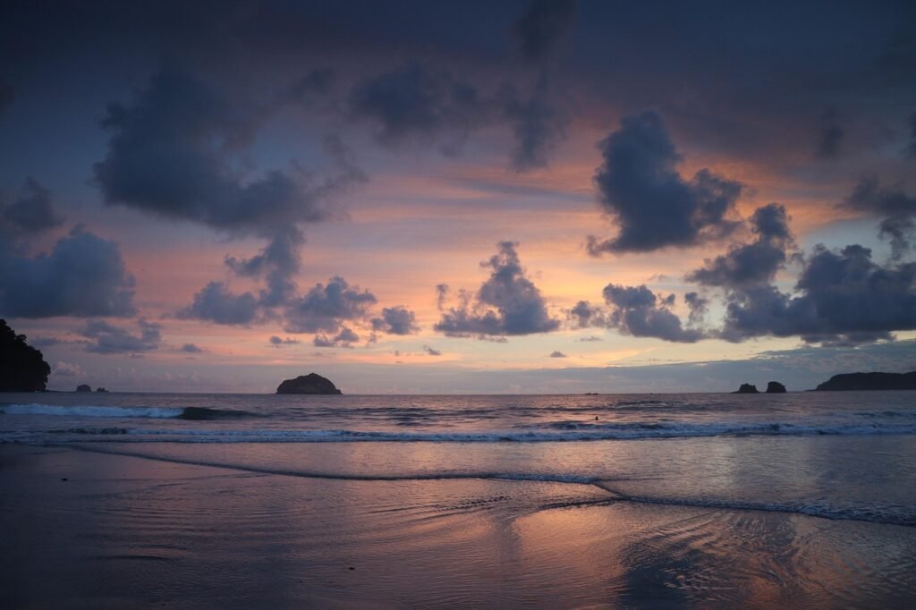beach, sea, costa rica, sunset, nature, landscape, night, eve, heaven, water, beach, costa rica, costa rica, costa rica, cost
