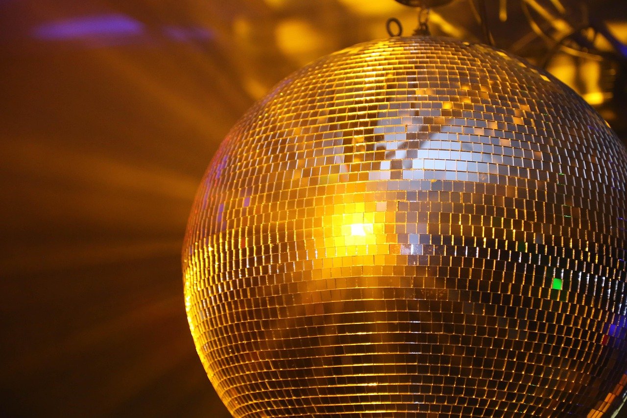 disco, disco ball, party, to dance, glitter ball, club, dance club, mirror ball, light effect, mood, disco ball, disco ball,