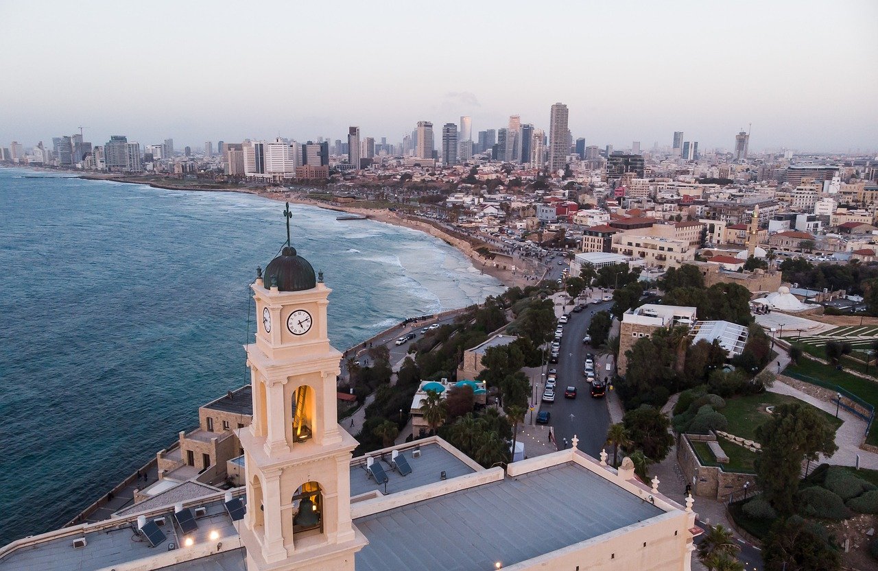 sunset, beach, sea, nature, church, aerial, vacation, orange, summer, sky, romantic, coast, evening, ocean, sunrise, landscap