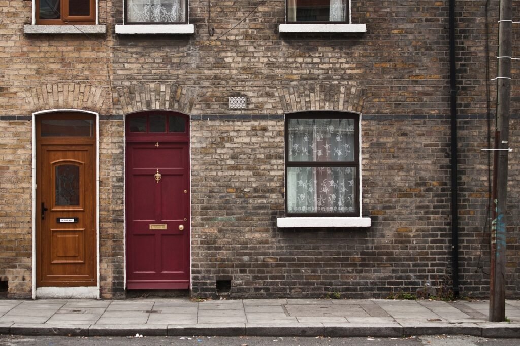 dublin, home, house, ireland, europe, architecture, building, window, door, bricks, wall, brown home, brown house, brown buil