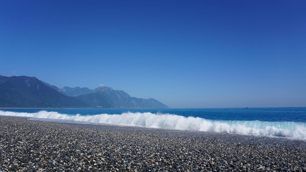 nature, waters, landscape, bird's eye view, travel, hualien, beach, coastal, mountain, hualien, hualien, hualien, hualien, hu