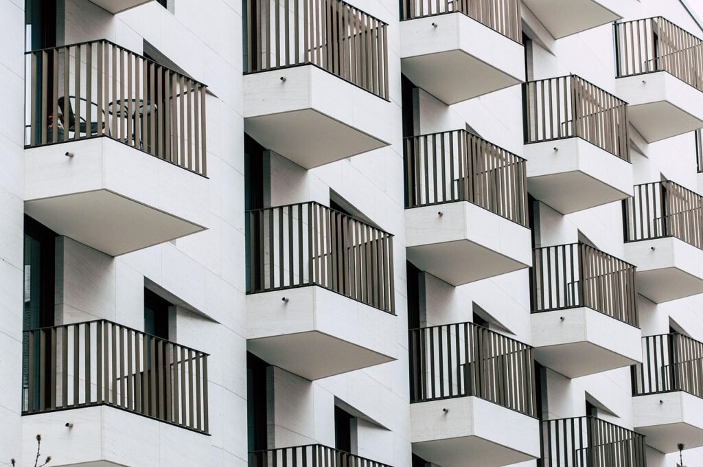 house, building, balconies, apartments, facade, residential house, structure, architecture, house, house, house, house, house