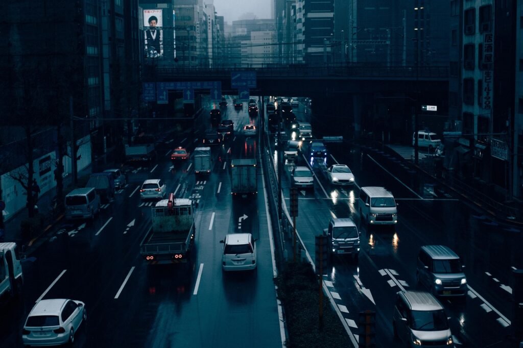 tokyo, streets, traffic, cars, rain, rainy, city, buildings, road, architecture, nature, asia, urban, japan, metro, street ph