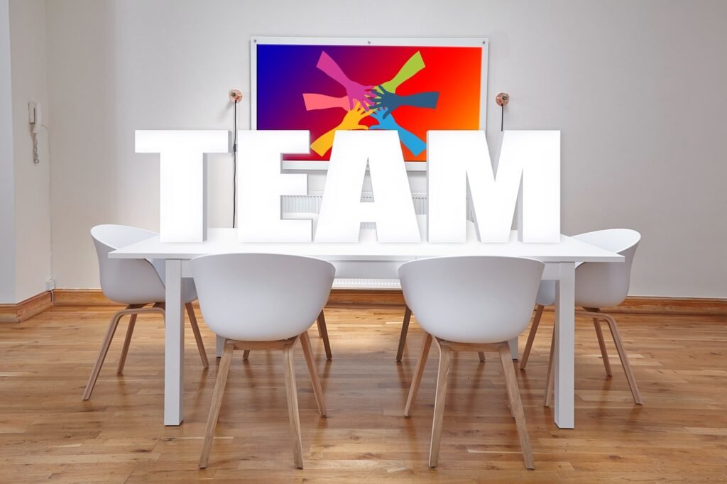 conference, team, office, tables, chairs, meet, work, group, collaboration, teamwork, together, collective, community, meetin