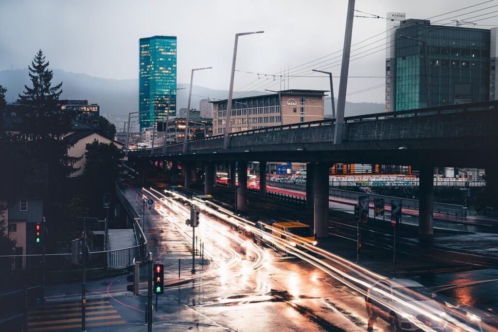 street, highway, city, road, light, vehicle, traffic, urban, landscape, night, city, city, city, city, light, light, light, l