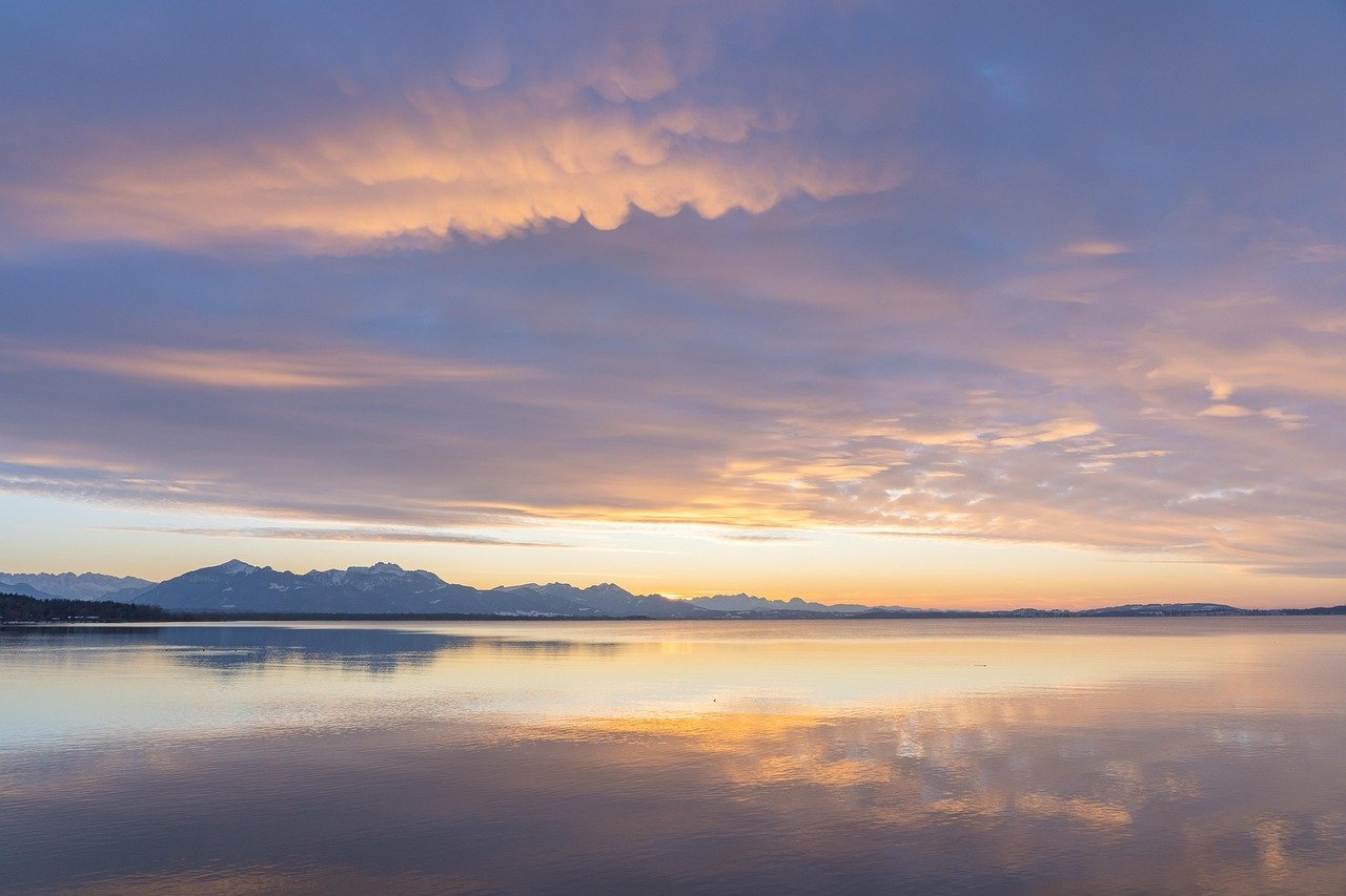 sunset, dusk, mountains, clouds, nature, landscape, landscape, landscape, landscape, landscape, landscape